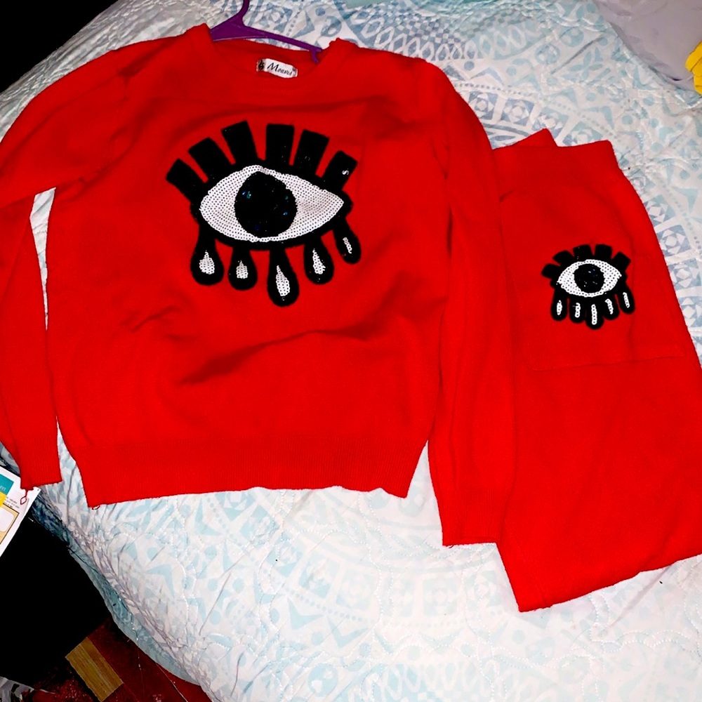 Red eye too & bottom
